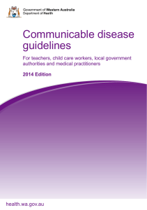 Communicable Disease - Public Health WA