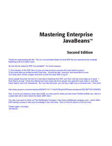 Mastering EJB 2nd Edition