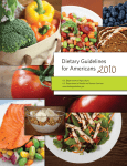 Dietary Guidelines for Americans