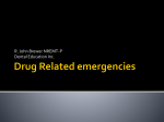 Drug Related emergencies - West Liberty University