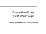 Propositional First Order Logic