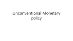 Unconventional Monetary policy