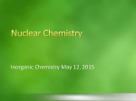 Nuclear Chemistry