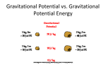 Gravitational Potential vs. Gravitational Potential Energy