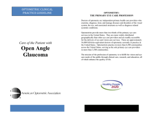 Open Angle Glaucoma - American Optometric Association