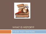 What is History? - 6th Grade Social Studies