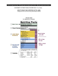 Nutrition Labels - VCU Student Affairs