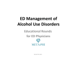 Presentation on alcohol use disorders for