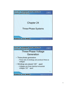 Chapter 24 Three-Phase Voltage Generation