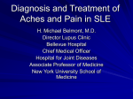 Diagnoses and Treatment of Aches and Pain in SLE