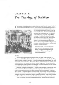 17. The Teachings of Buddhism