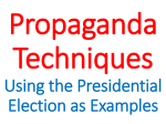 Propaganda Techniques PowerPoint