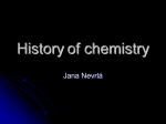 lsinevrláhistory of chemistry