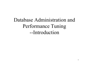 Database Tuning Principles, Experiments and