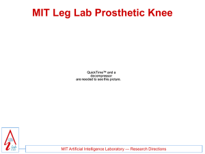 Prostetics - MIT Computer Science and Artificial Intelligence