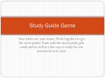 Study Guide Game - Campbell County Schools