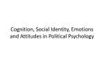 Cognition, Social Identity, Emotions and Attitudes in