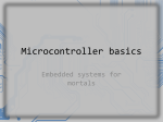 Microcontroller Basics, Lesson 1 File - MyCourses