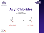 what are acyl chlorides?