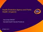 Health Protection Agency and Public Health ( England)