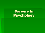 Careers in Psychology - West Ada School District