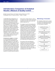 Interlaboratory Comparison of Analytical Results a