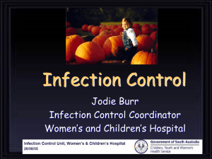 Infection Control - Women`s and Children`s Hospital