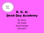D. G. A: Dead Guy Academy