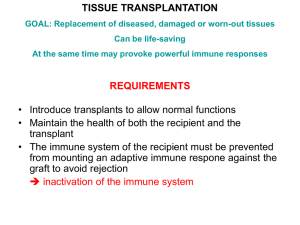 Transplantation - immunology.unideb.hu