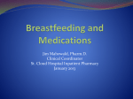 Breastfeeding and Medications - Central MN Breastfeeding Coalition