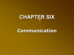 CHAPTER SIX Communication Communication in Negotiation