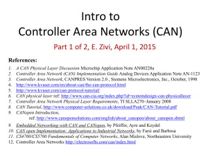 Intro to Controller Area Network (CAN) (Part 1)