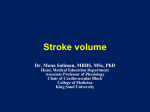 (Updated) stroke volume, regulation and heart failure