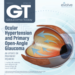 Ocular Hypertension and Primary Open-Angle