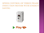 speed control of three phase induction motor with energy