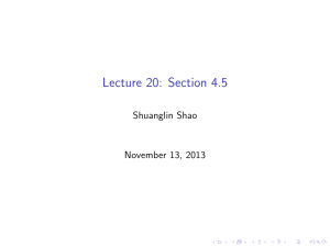 Lecture 20: Section 4.5