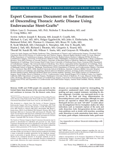 Expert consensus document on the treatment of descending thoracic