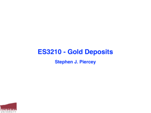 ES3210 - Gold Deposits
