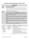 4.OA.5 Task 2 - 3-5 Formative Instructional and Assessment Tasks