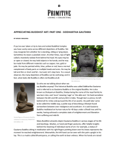 appreciating buddhist art: part one - siddhartha gautama