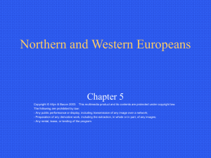 PowerPoint Presentation - Northern and Western Europeans