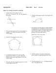 GEOMETRY PRACTICE Test 2 (3.5-3.6) Answer