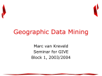 Geographic Data Mining