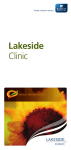 Lakeside Clinic Brochure