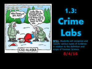1.3--POWERPOINT--Crime Labs 2
