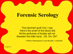 ForensicSerology File