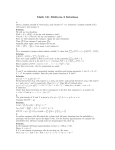 Math 151 Midterm 2 Solutions