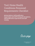 Personnel Requirements Checklist