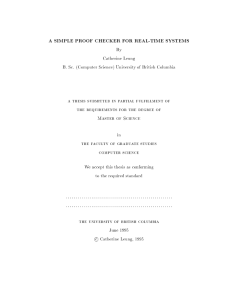 a thesis submitted in partial fulfillment of the requirements for the