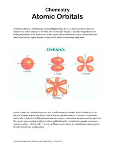 Atomic Orbitals - Daytona State College